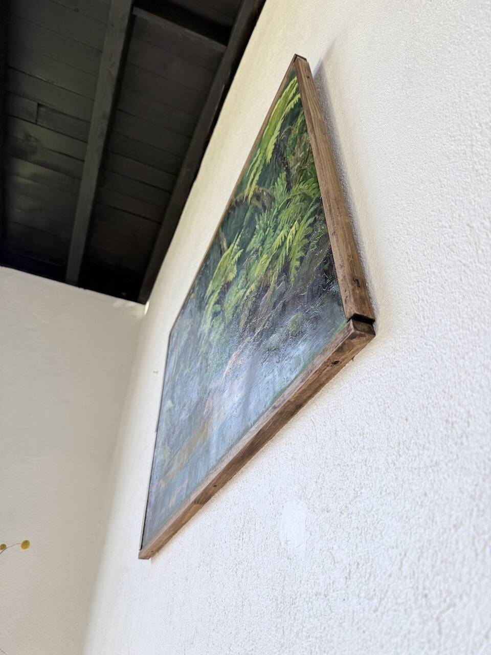 Oil painting "jungle" forest landscape