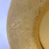 Amber GLASS PLATES 70s