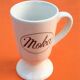 Suite suite of 6 mazagrans in Moka ceramic