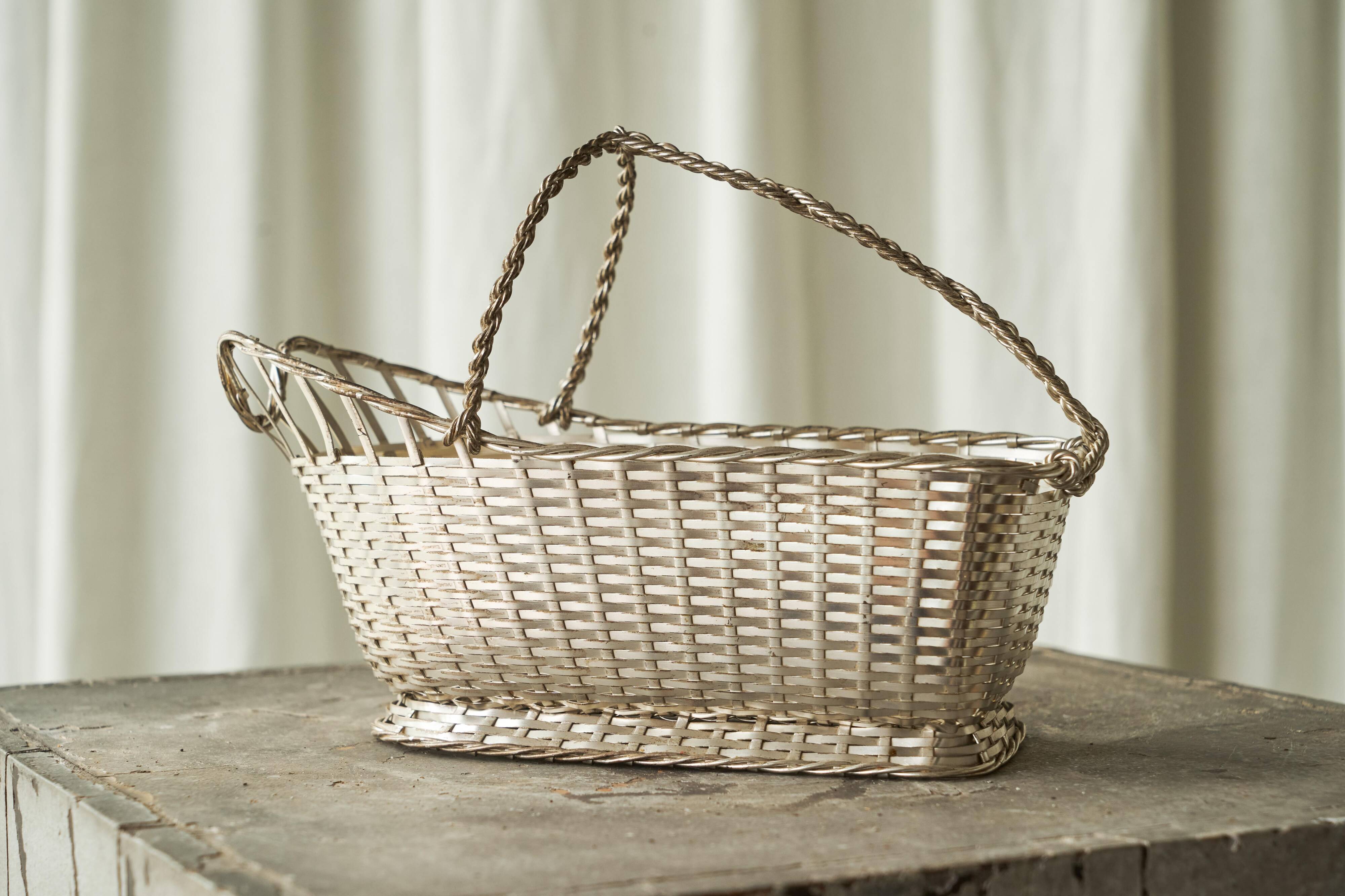 Lino Sabattini for Christofle, silver-plated bottle holder