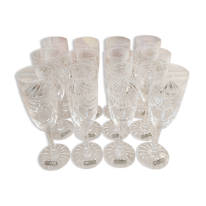 set de 12 flûtes en
