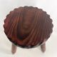 tripod stool with raw charm