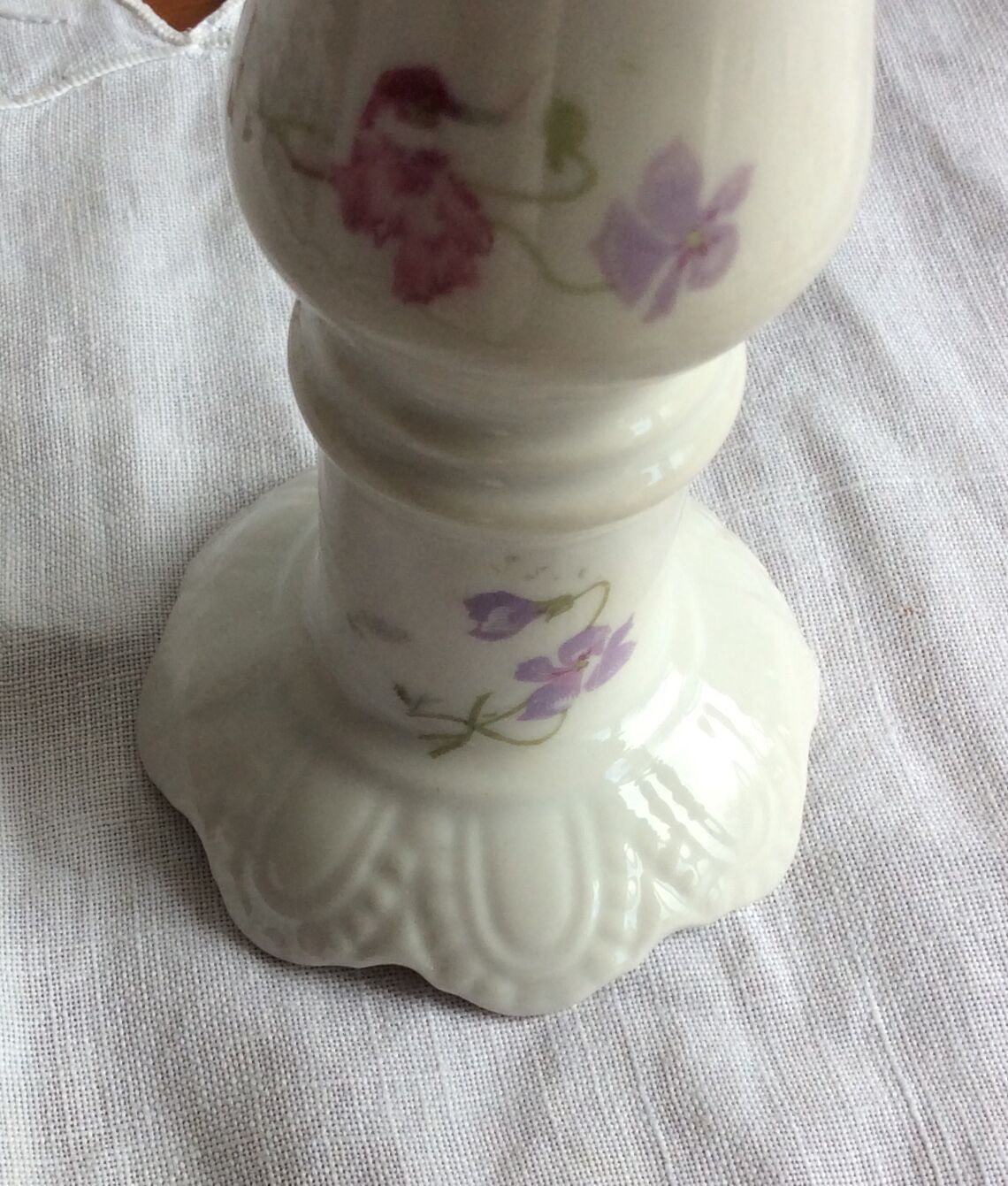 Old porcelain candle holder Limoges