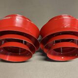 Pair of Scandinavian design pendant lights.