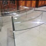 2 glass desks by Radice & Gallotti, 1970
