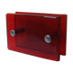 Porte-courrier en verre des années 60