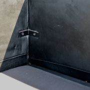 Canapé De Sede DS-76, cuir noir, modulable, Suisse, années 70