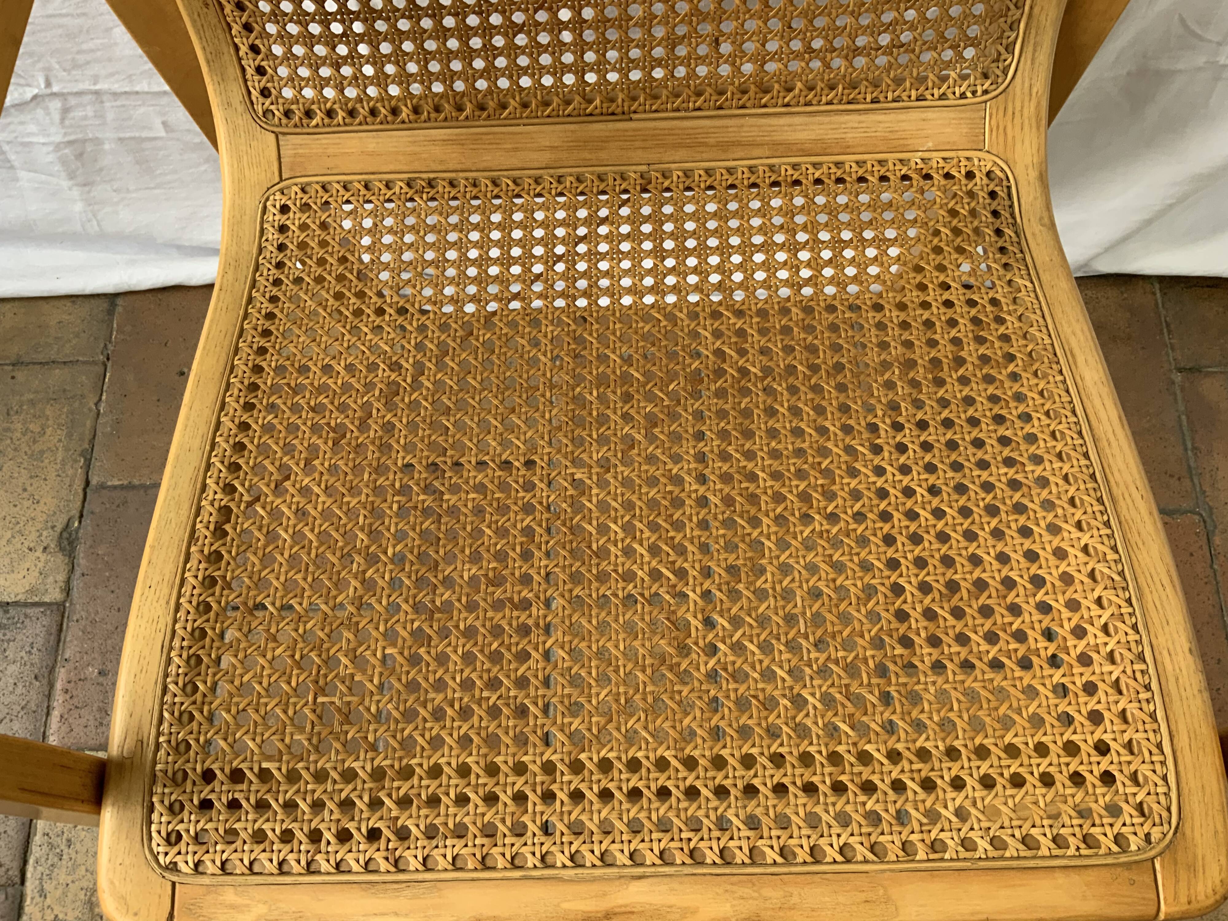 Vintage canned armchair