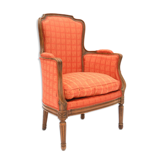 Fauteuil bergère de style Louis XVI