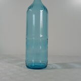 Bouteille en verre turquoise