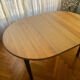 Extendable dining table for 4-8 people.