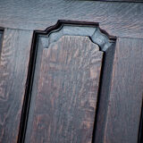 19th century oak settle bench
