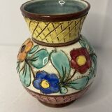 Vintage small earthenware vase Monaco circa 1960
