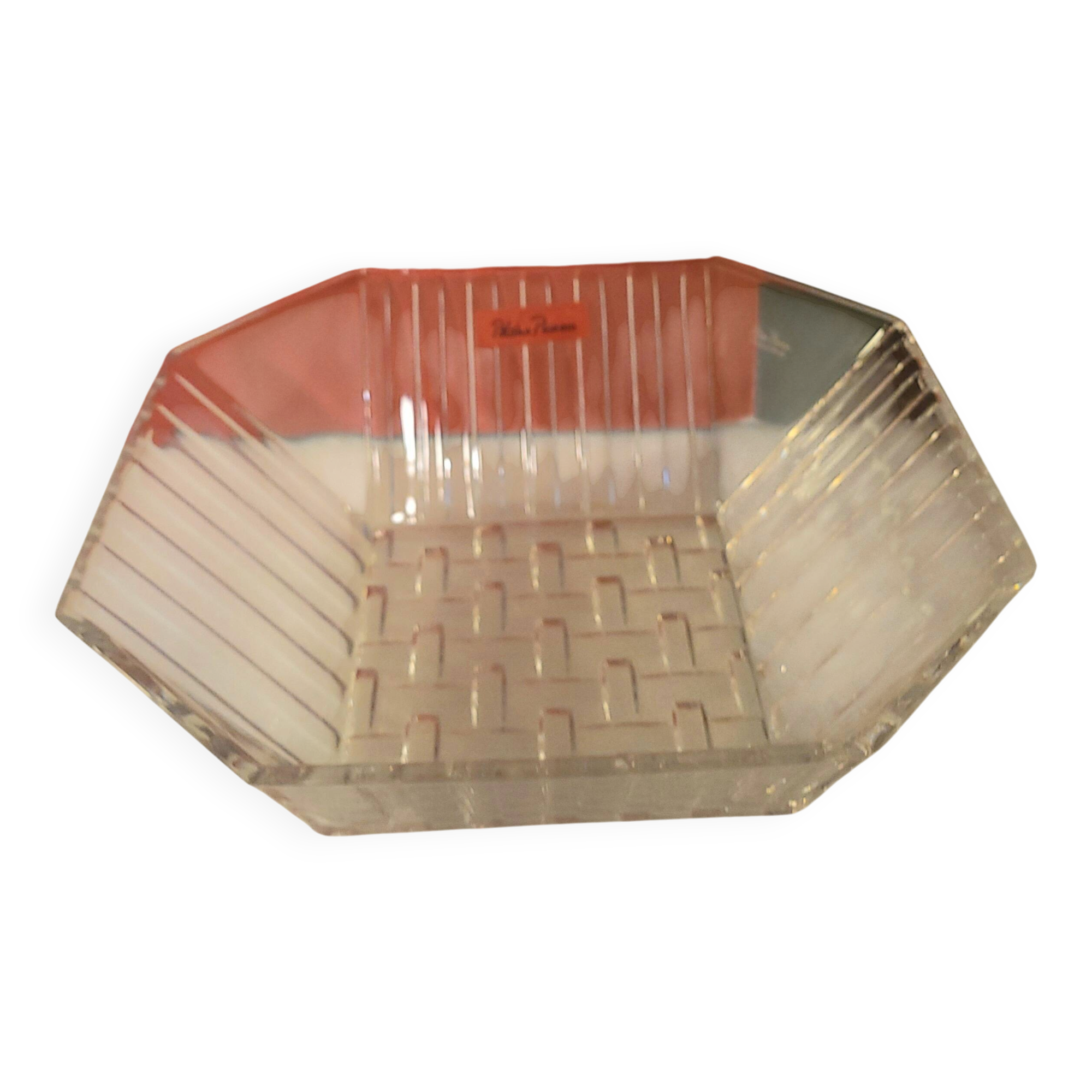 Salad bowl, crystal bowl by Paloma Picasso for Villeroy and Boch.