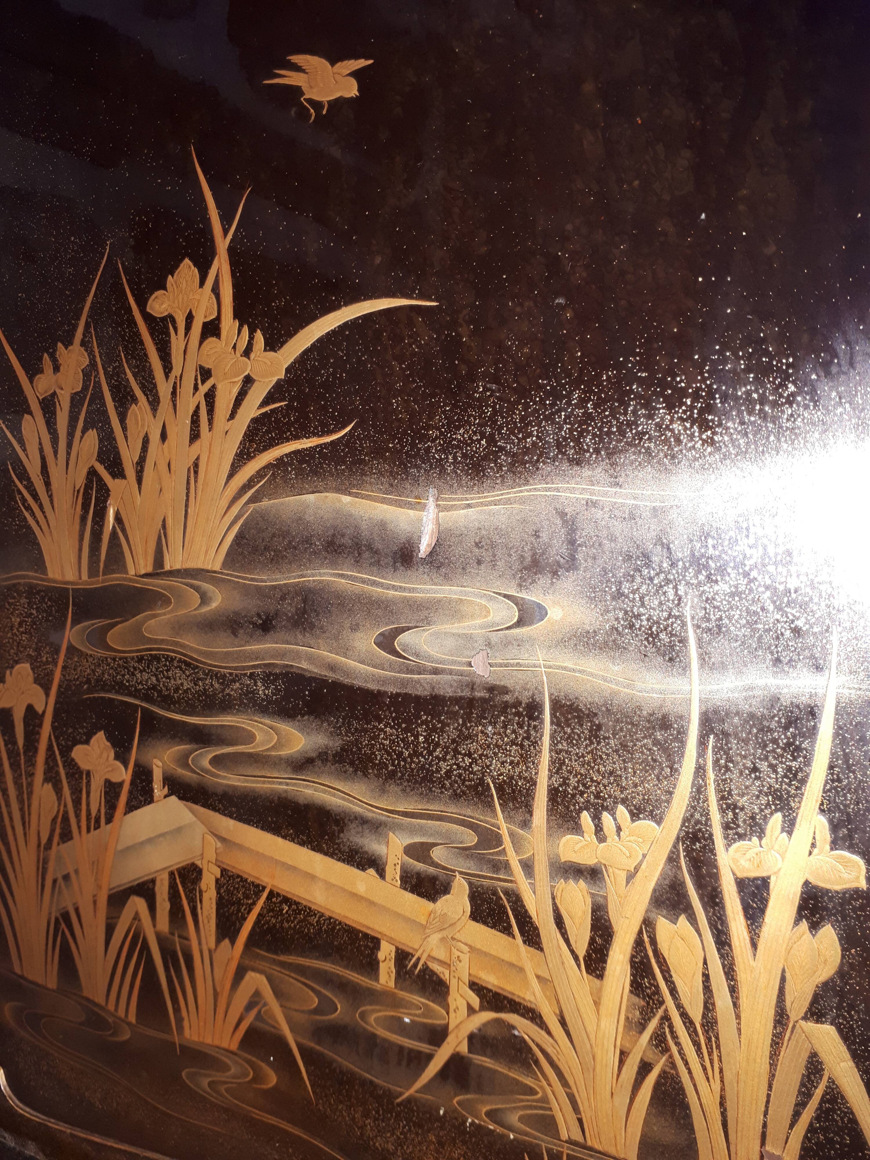 Small Japanese Lacquered Kazaridana Cabinet, Japan Edo Period