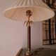 80's tortoiseshell palm tree lamp