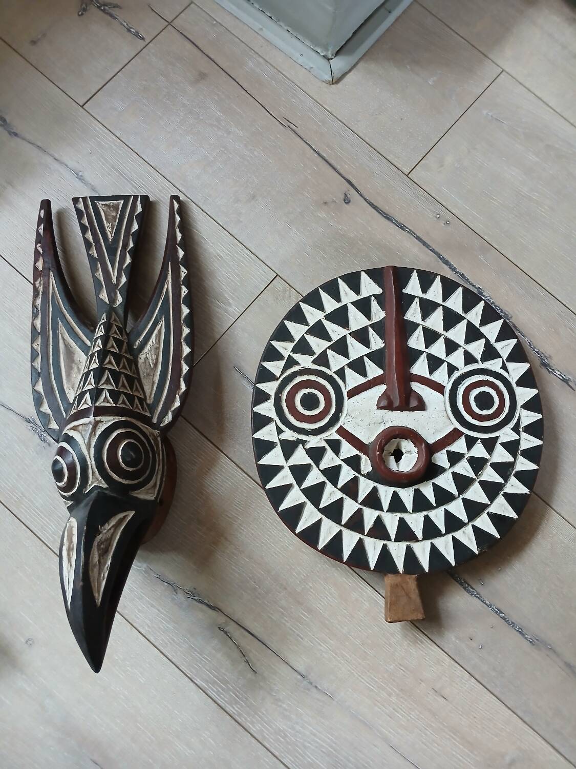 Pair of African masks/Burkina