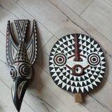 Pair of African masks/Burkina