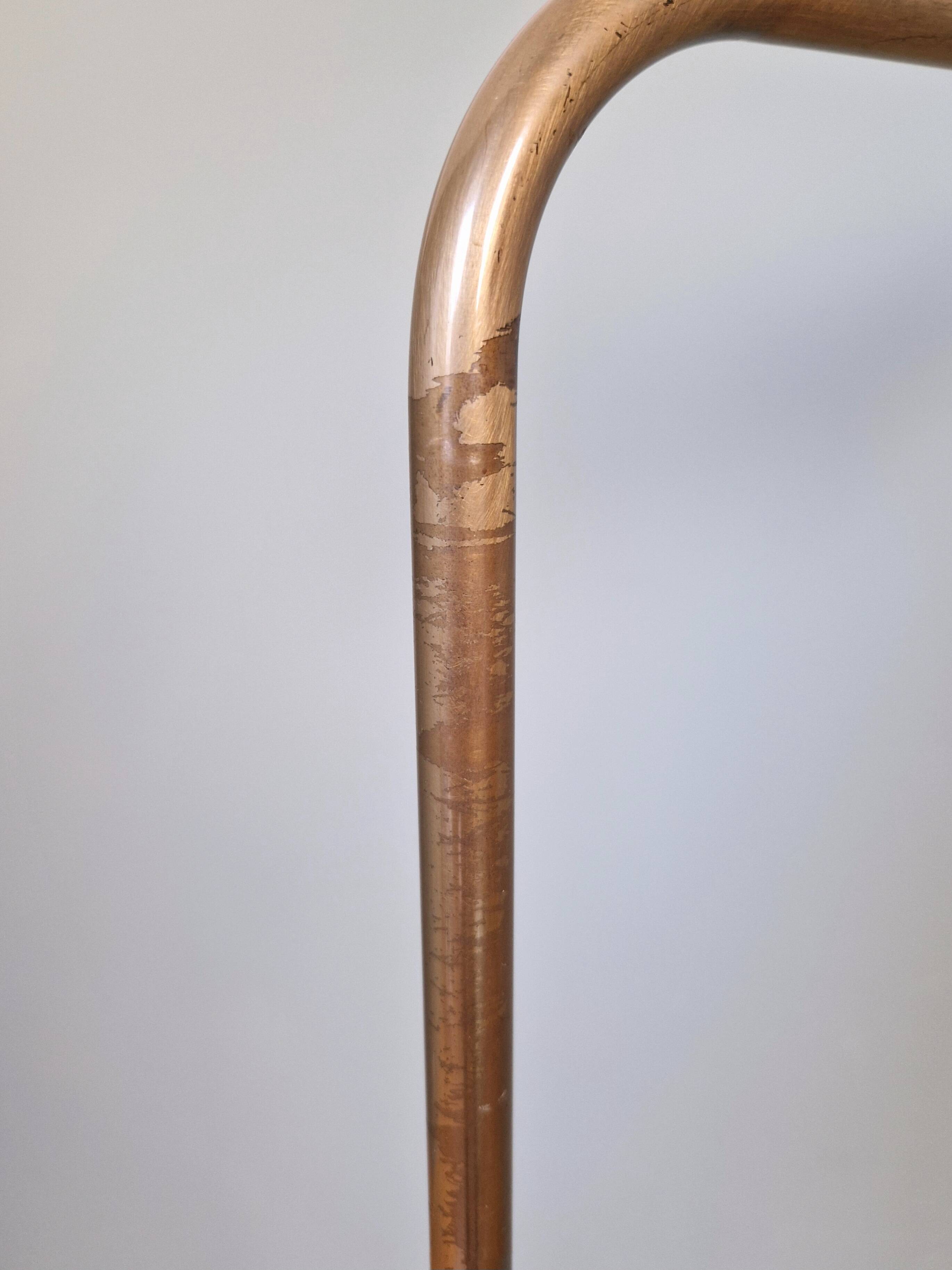Brass floor lamp, Florian Schulz, Reiminterline, 1970