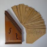 Old zither with 17 scores