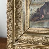 19th century french school the fisherman on the line circa 1860