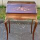 Louis XV sloping desk with gilded marquetry in Napoleon III period