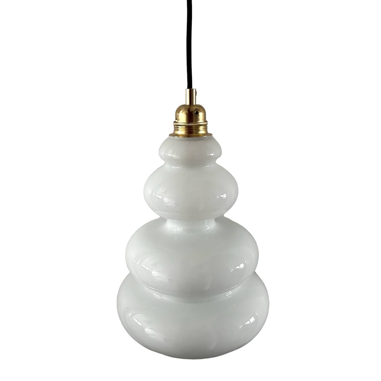 Seventies opaline pendant light