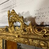 Golden baroque mirror