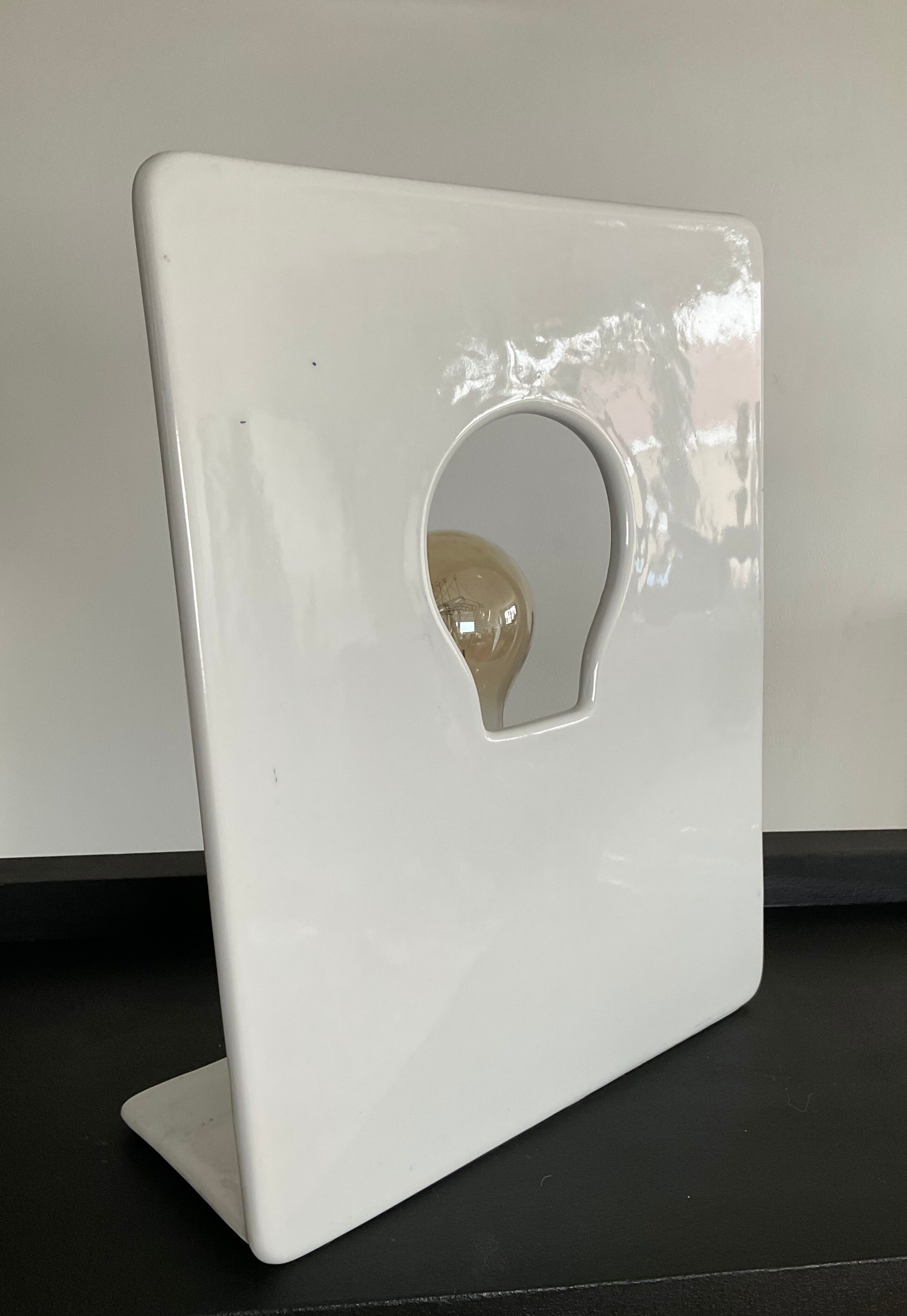 Vintage lamp from the 80s ceramic