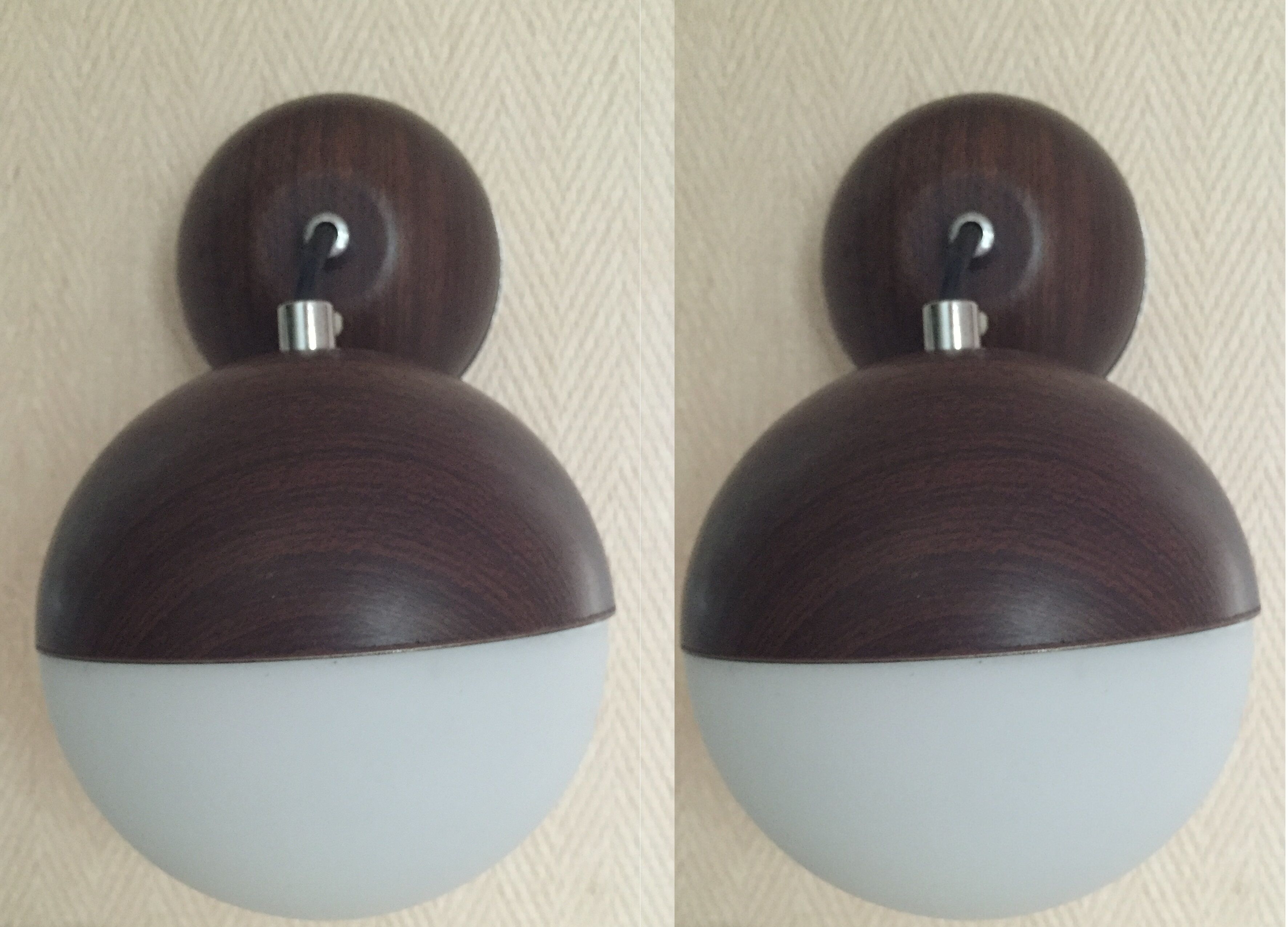 Set of 2 wall sconces