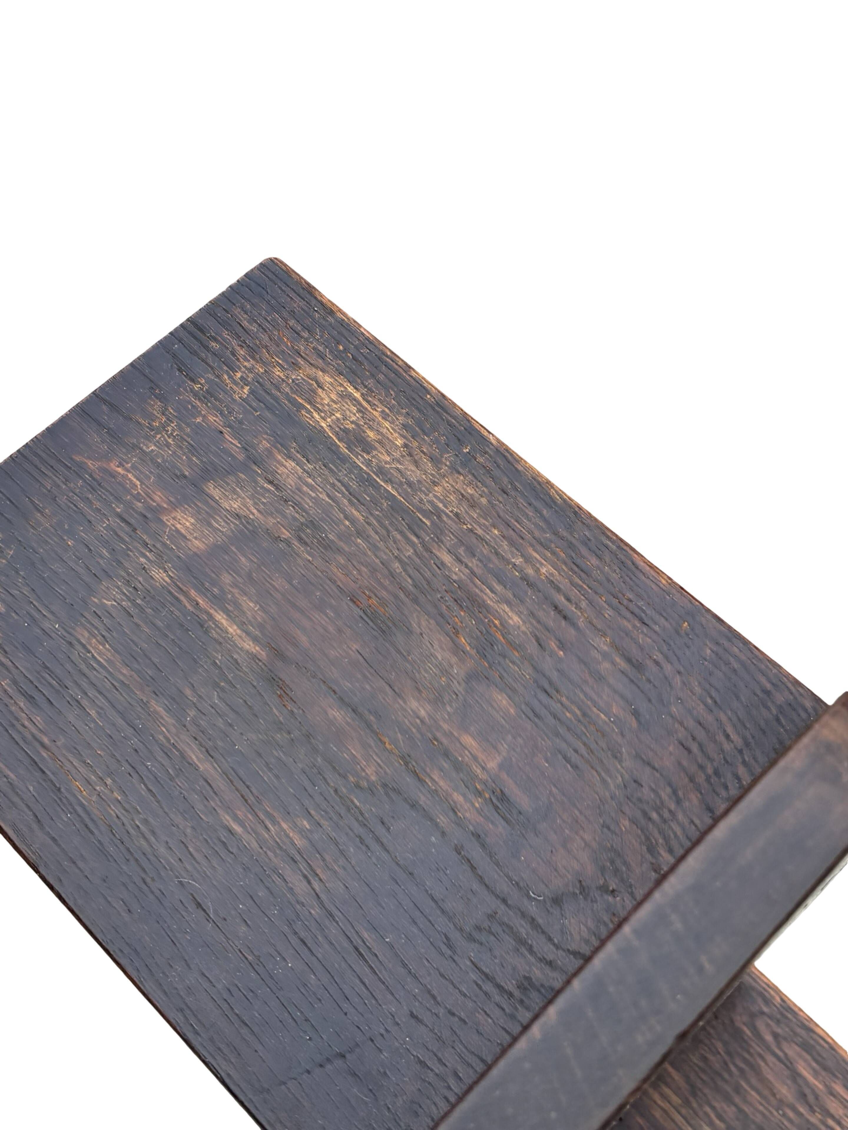 Art Deco Wall shelf Book shelf floating shelf oak 1920s design