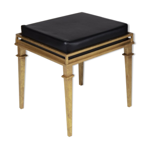 Tabouret Bacus métal doré