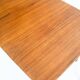 Dining table with two teak extensions. Scandinavian style. Vintage. France 1960s.