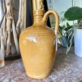 Old rum pitcher in sandstone Ets J&J Desjonquères Fourcamont 1900