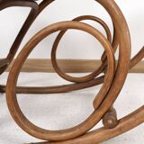 Rocking chair, curved wood