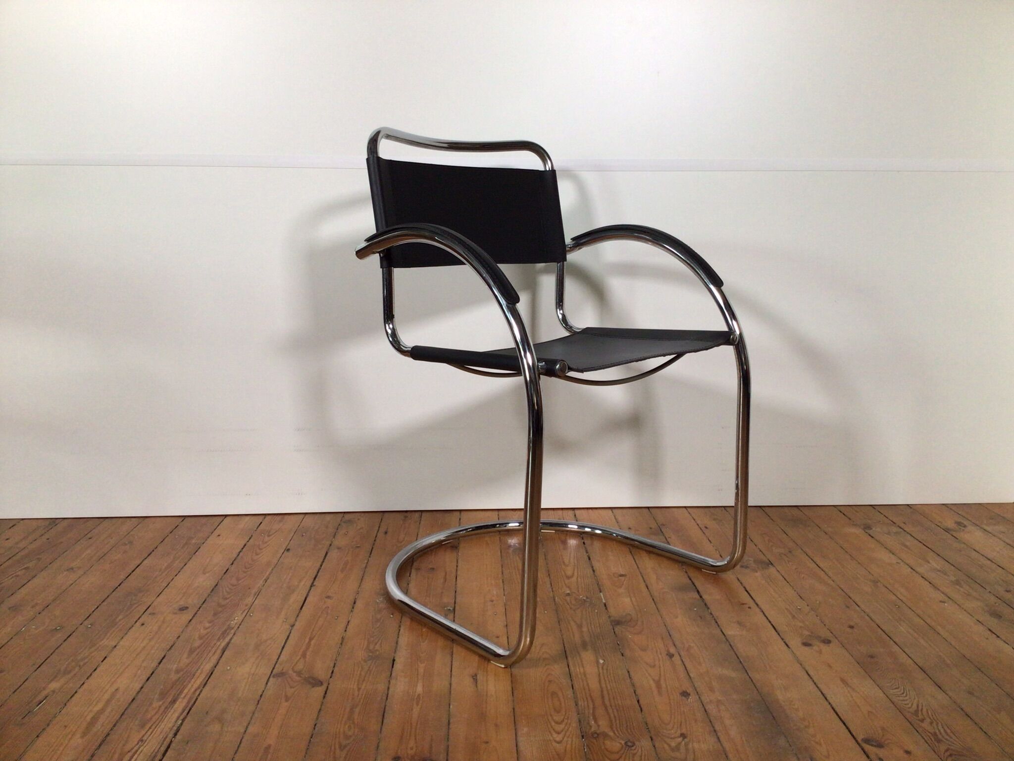 Set 4 chroom buisstoelen