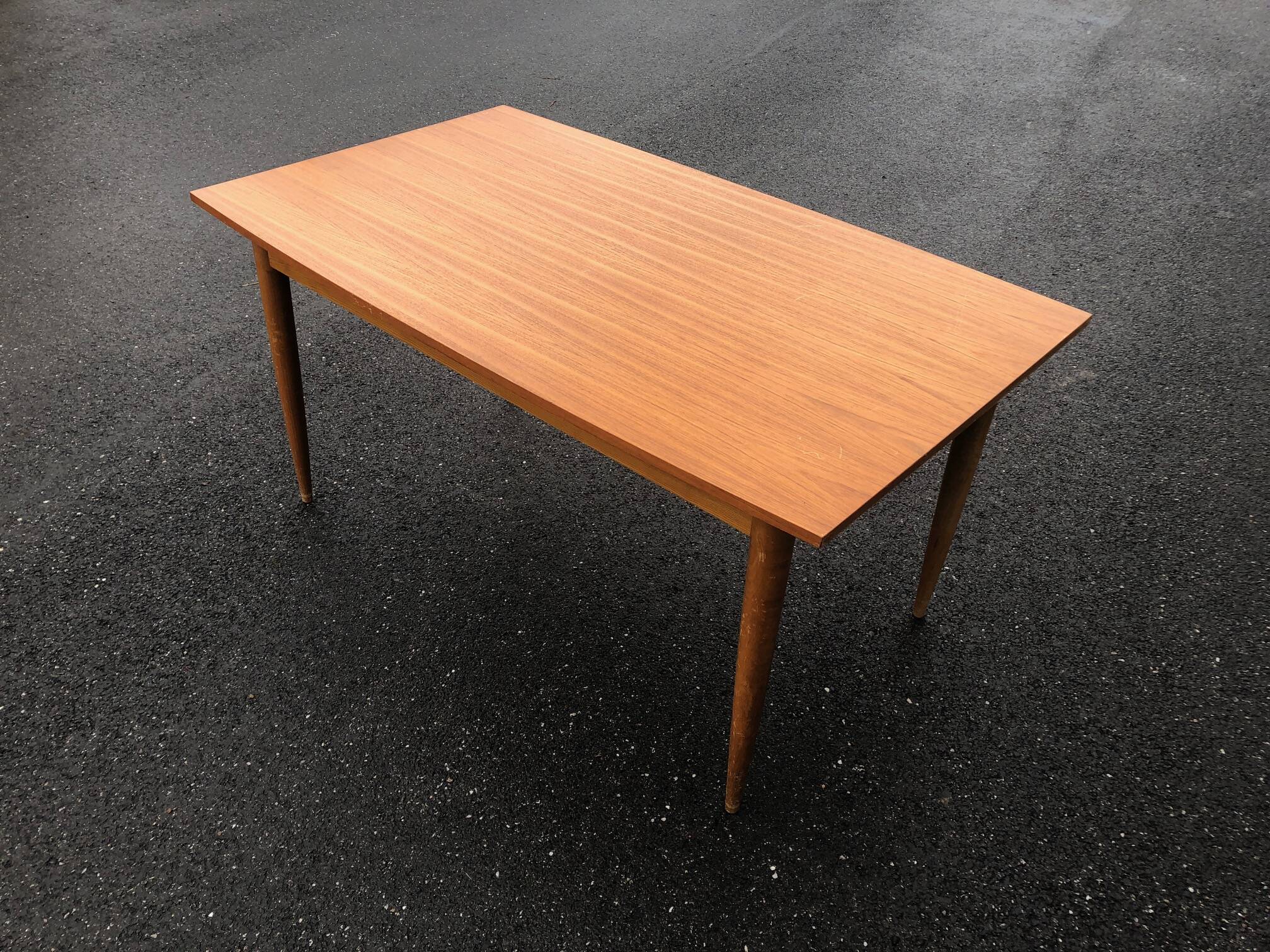 Scandinavian table in teak
