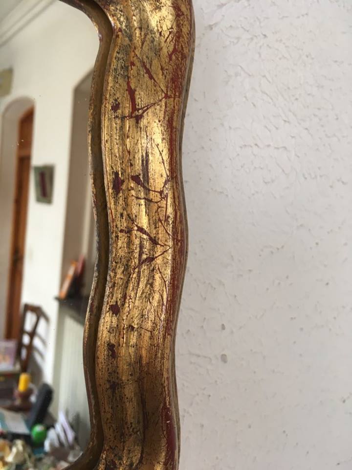 Small mirror to the original form of the 1970s 18 x 13 cm