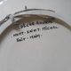 collectible plate decor Rouen Mont Saint Michel handmade