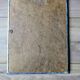 Antique rectangular mirror, hammered metal frame 35 x 25 cm