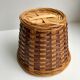 Rattan pot cover & wicker plants 70s