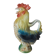 Vintage ceramic jug rooster – soft yellow and blue colours, vintage.