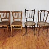 Set table and chairs bistro antique