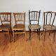 Set table and chairs bistro antique