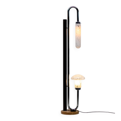 Lampadaire en verre de Murano moderne du milieu du siècle dernier par Carlo Nason pour Mazzega