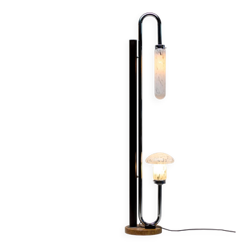Lampadaire en verre de Murano moderne du milieu du siècle dernier par Carlo Nason pour Mazzega