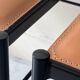 Metal and cognac leather chair, Arrben Italy design 1970