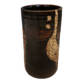 Vase danois en grès, années 1970-80
