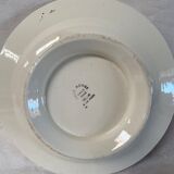 Plat à gâteaux vintage HBCM Rose rouge