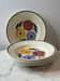 Set of 6 deep plates Chalons Digoin Sarreguemines floral decoration p